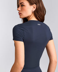 Mellow™ Motion Crew Neck Mid Top | True Blue