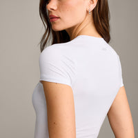 Mellow™ Motion Crew Neck Mid Top | White