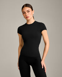 Mellow™ Motion Crew Neck Top | Black