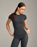 Mellow™ Motion Crew Neck Top | Coal