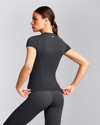 Mellow™ Motion Crew Neck Top | Coal