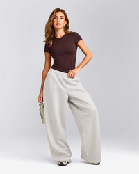 Mellow™ Motion Crew Neck Top | Plum Brown