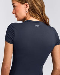 Mellow™ Motion Crew Neck Top | True Blue