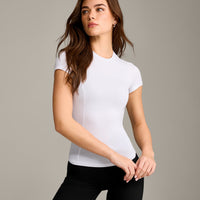 Mellow™ Motion Crew Neck Top | White