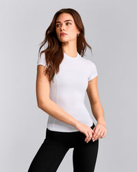 Mellow™ Motion Crew Neck Top | White