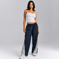 Mellow™ Rib Racer Back Mid Tank Top with Built in Bra Shelf | Light Gray Marl
