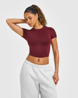 Mellow™ Soft Mid Short Sleeve T-Shirt | Rosewood