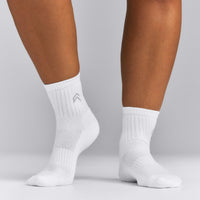 Mid Crew Socks 3 Pack | Gray/White/Black