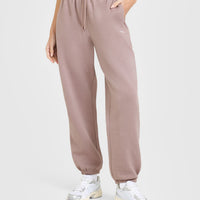 Mid Weight Relaxed Joggers | Dusty Purple