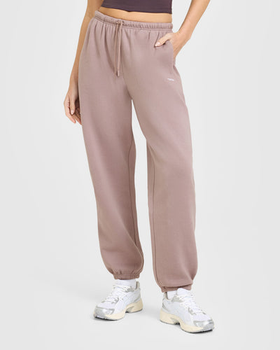 Mid Weight Relaxed Joggers | Dusty Purple