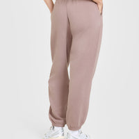 Mid Weight Relaxed Joggers | Dusty Purple