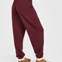 Mid Weight Relaxed Joggers | Rosewood