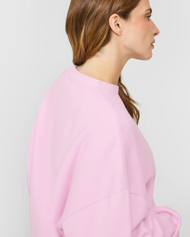 Mid Weight Sweatshirt | Chalk Pink
