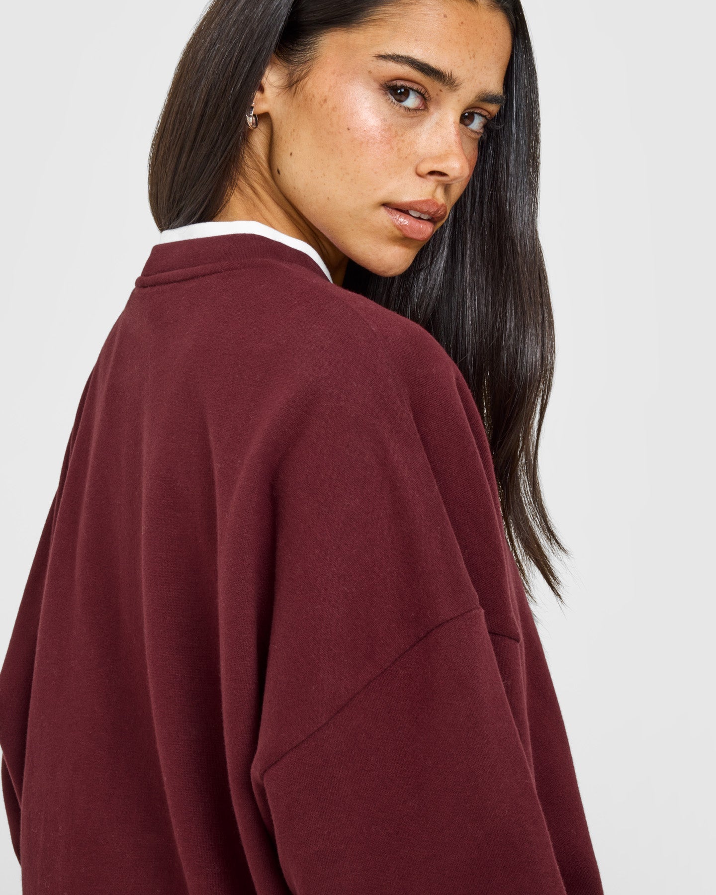 Mid Weight Sweatshirt | Rosewood