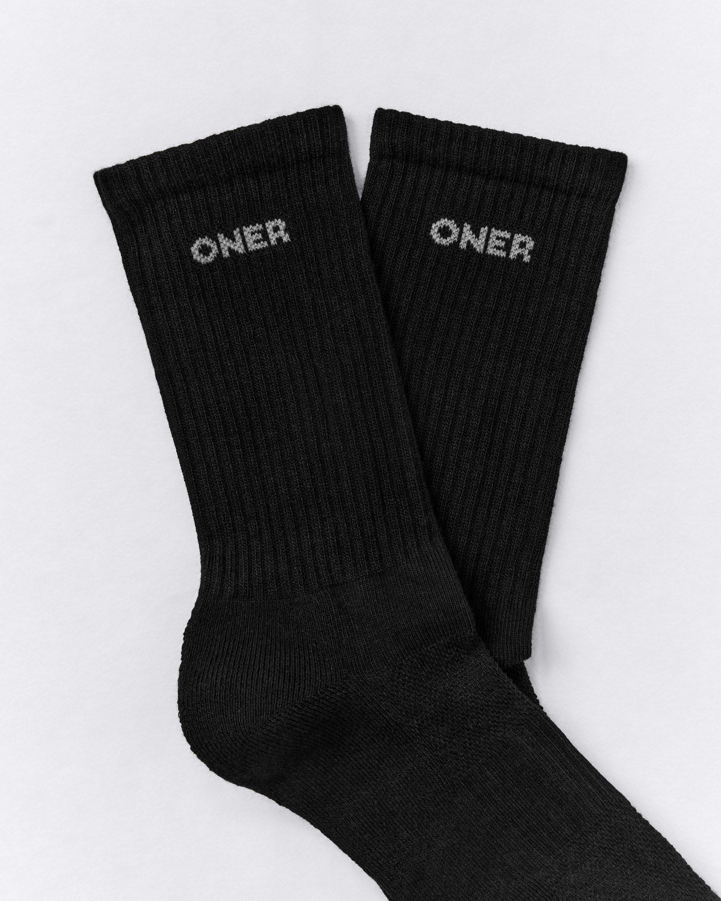 Long Crew Socks 1 Pack | Black