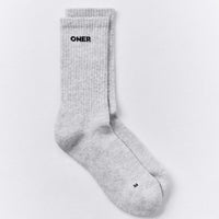 Long Crew Socks 1 Pack | Gray Marl