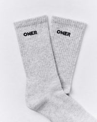 Long Crew Socks 1 Pack | Gray Marl
