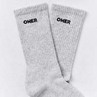 Long Crew Socks 1 Pack | Gray Marl