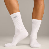 Oner Long Crew Socks 1 Pack | White