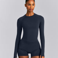 Oner Seamless Fitted Long Sleeve Top New Branding | True Blue