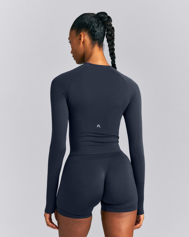 Oner Seamless Fitted Long Sleeve Top New Branding | True Blue