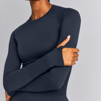 Oner Seamless Fitted Long Sleeve Top New Branding | True Blue