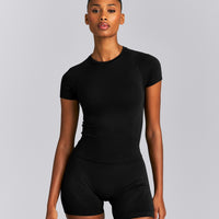 Oner Seamless Fitted Top New Branding | Black