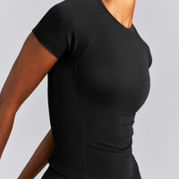 Oner Seamless Fitted Top New Branding | Black