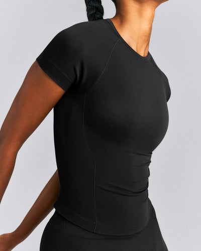 Oner Seamless Fitted Top New Branding | Black