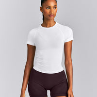 Oner Seamless Fitted Top New Branding | White