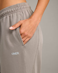 Raw Cut Lounge Wide Leg Joggers | Washed Minky