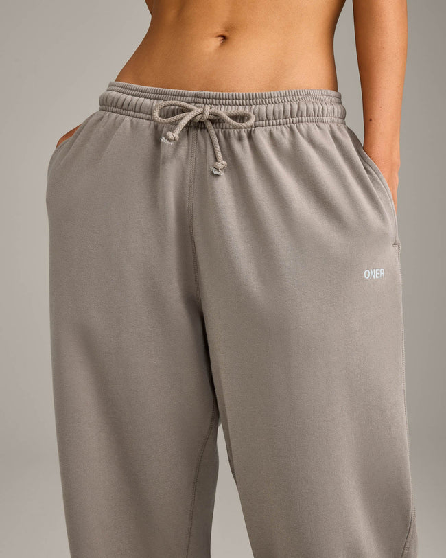 Raw Cut Lounge Wide Leg Joggers | Washed Minky