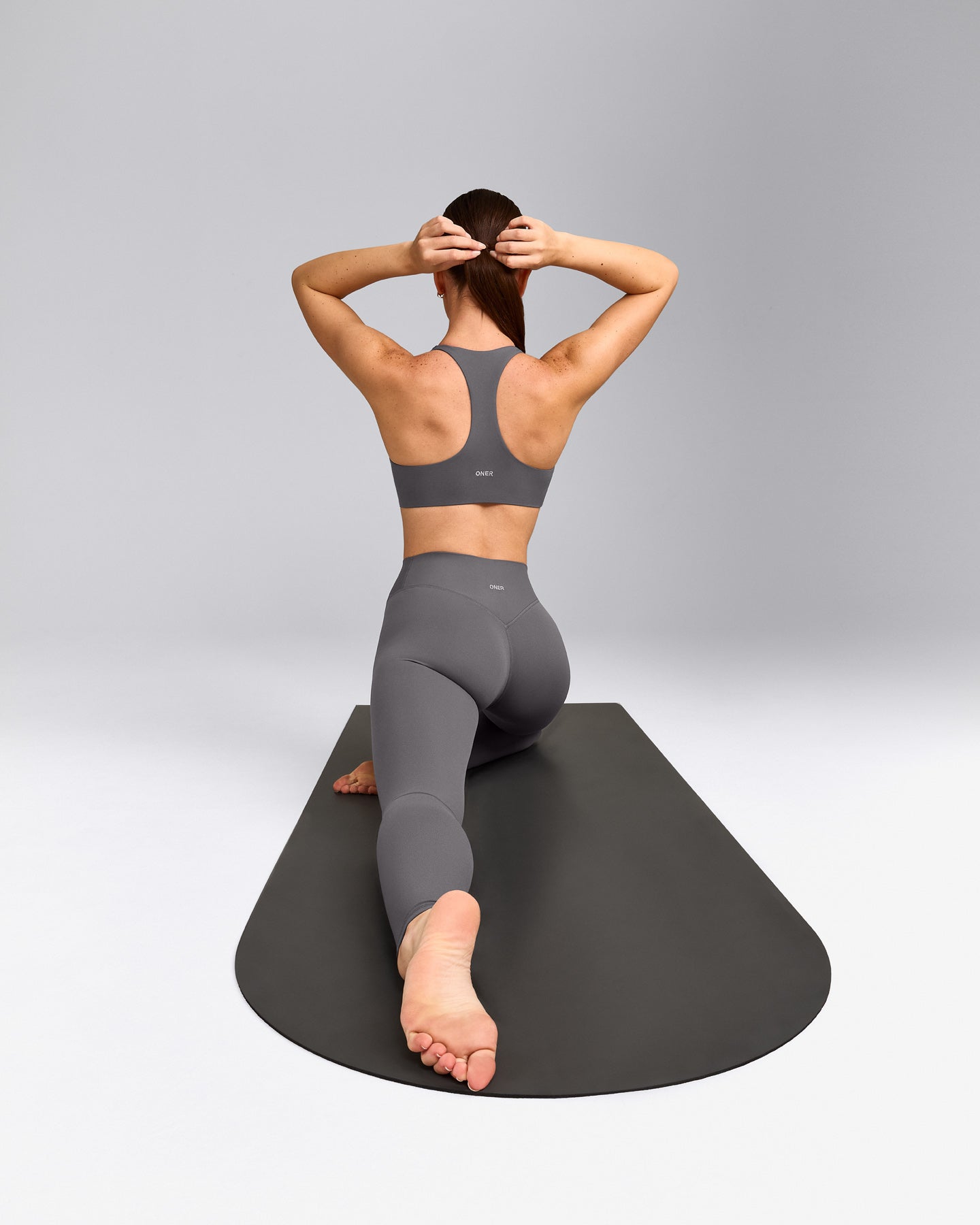 SoftMotion™ Bralette with Gray Logo | Ash Gray