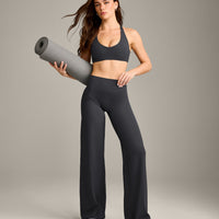 SoftMotion™ Bralette with Gray Logo | Coal