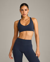 SoftMotion™ Bralette with Gray Logo | True Blue