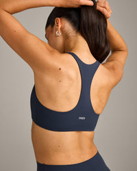 SoftMotion™ Bralette with Gray Logo | True Blue