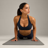 SoftMotion™ Bralette with Gray Logo | True Blue