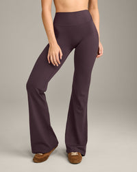 SoftMotion™ Flared Bottoms with Gray Logo | Dark Umber Brown