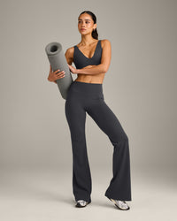 SoftMotion™ Flared Bottoms with Gray Logo | Coal