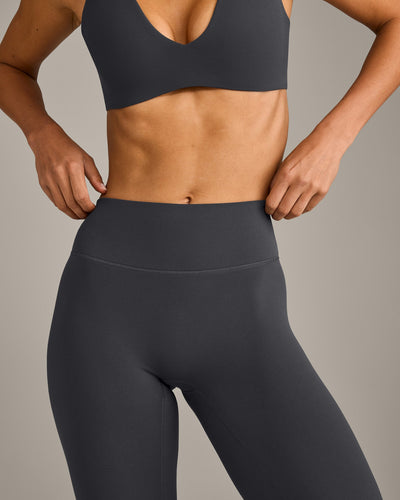 SoftMotion™ Flared Bottoms with Gray Logo | Coal