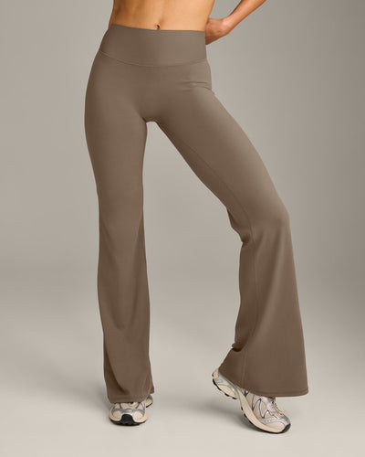 SoftMotion™ Flared Bottoms with Gray Logo | Moss Brown