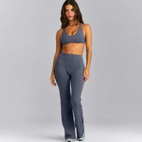 SoftMotion™ Flared Pants | Granite Blue