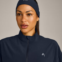 SoftMotion™ Headband with Gray Logo | True Blue