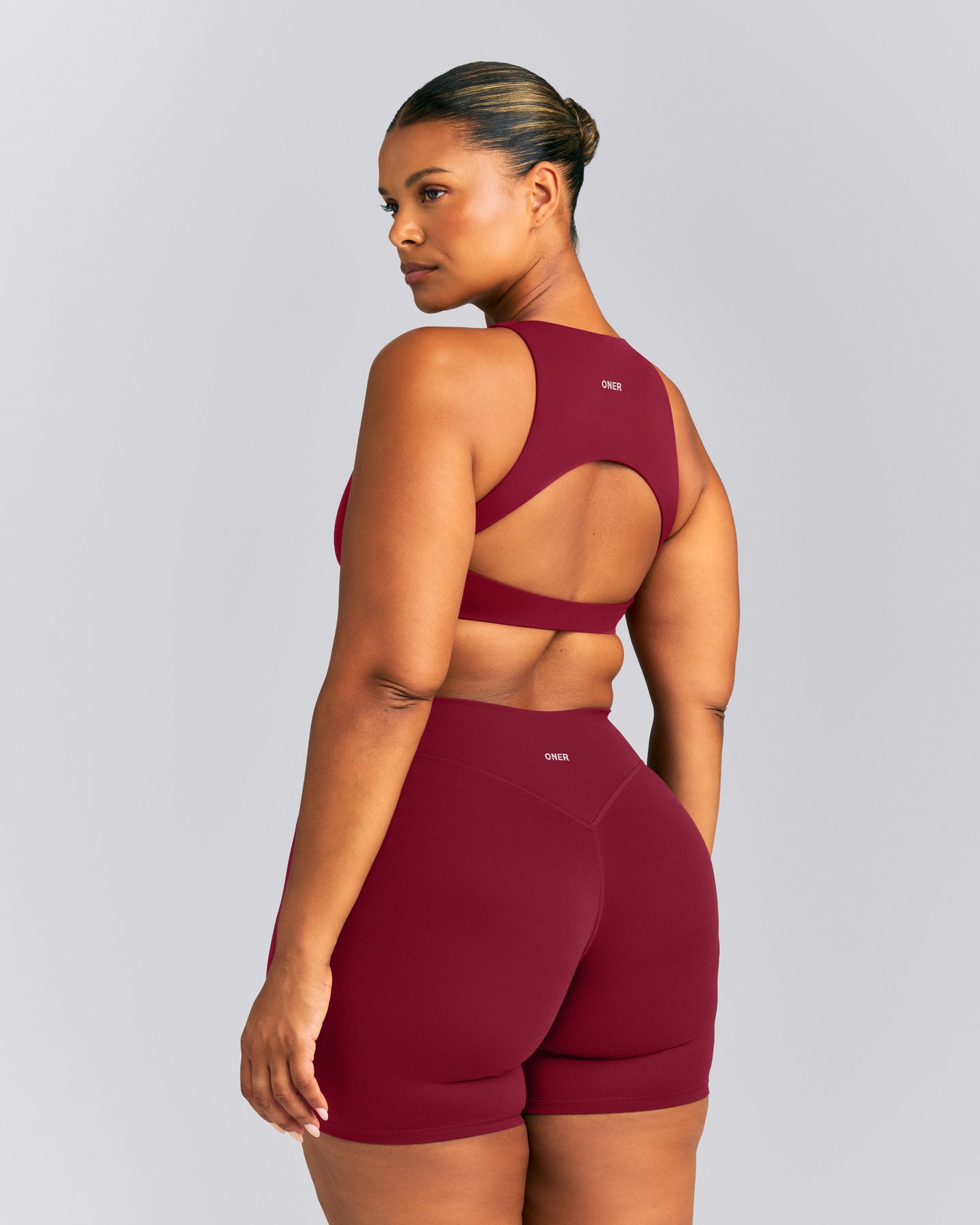 SoftMotion™ High Neck Sports Bra | Ruby Red