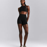 SoftMotion™ High Neck Sports Bra | Black