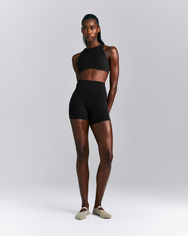 SoftMotion™ High Neck Sports Bra | Black