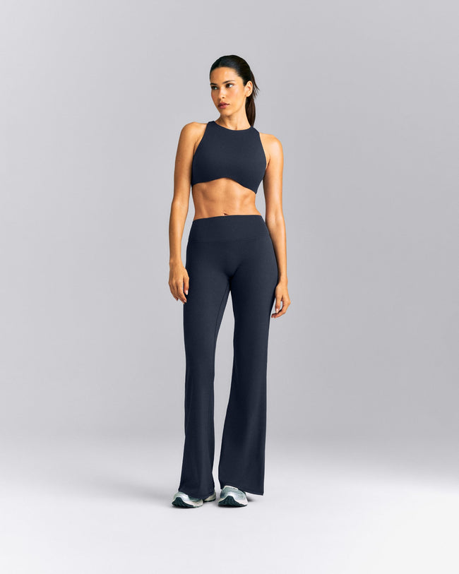 SoftMotion™ High Neck Sports Bra | True Blue