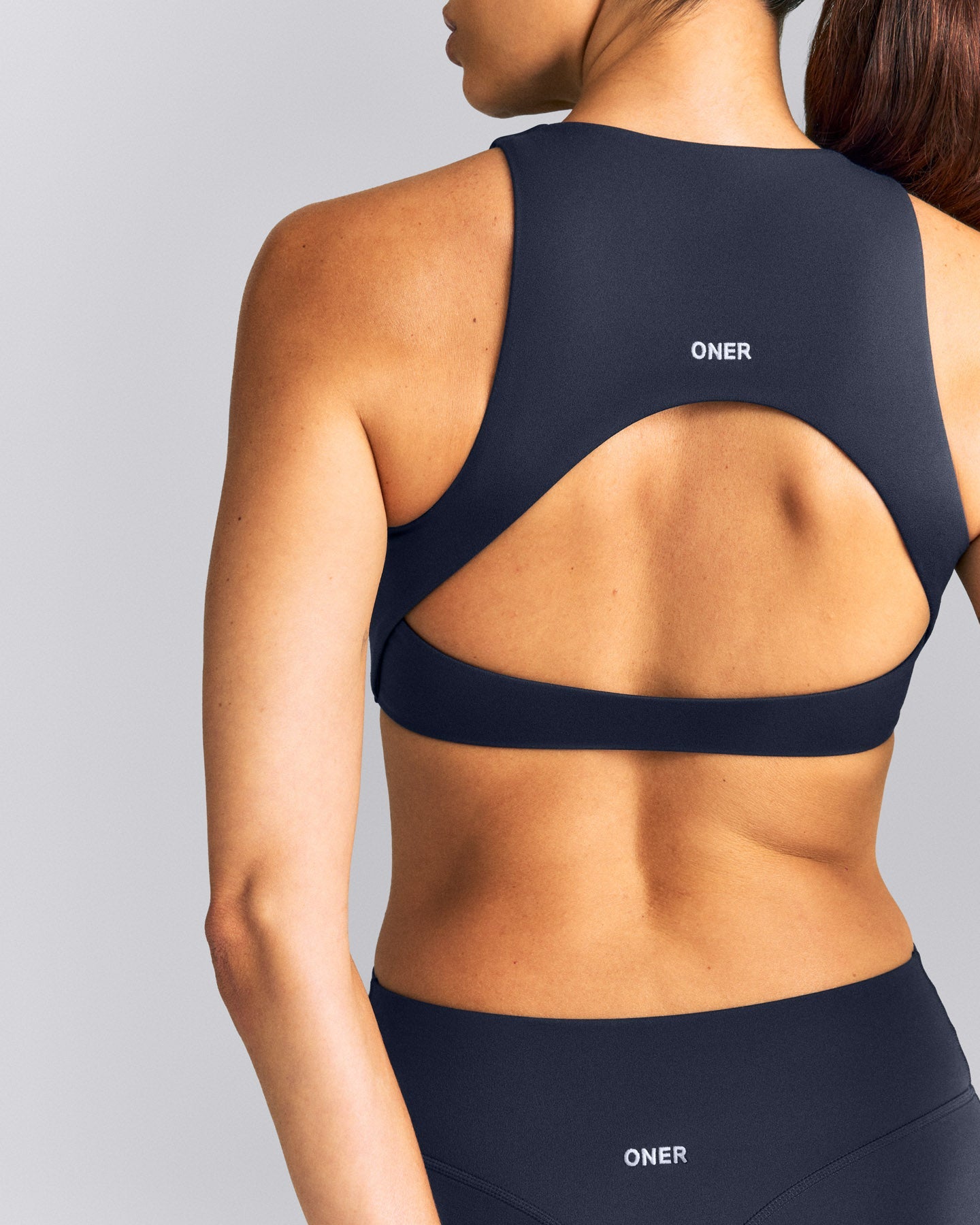 SoftMotion™ High Neck Sports Bra | True Blue