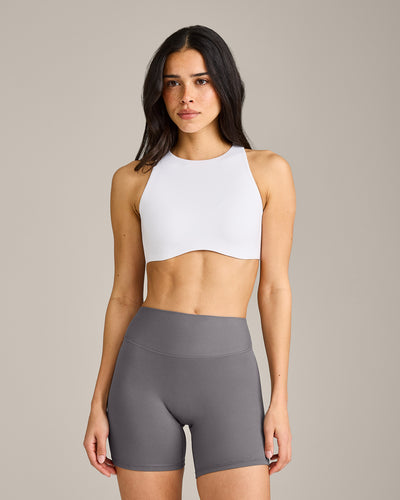 SoftMotion™ High Neck Sports Bra | White