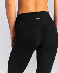 SoftMotion™ High Waisted Capri Leggings New Branding | Black